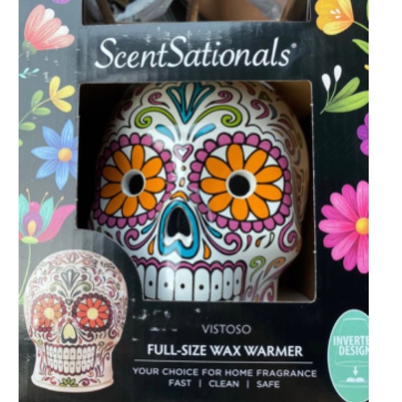 Scentsationals Day of The Dead Full-Size Warmer, Flor De Muerto - Picture 6 of 9
